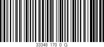 Código de barras (EAN, GTIN, SKU, ISBN): '33348_170_0_G'