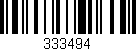 Código de barras (EAN, GTIN, SKU, ISBN): '333494'