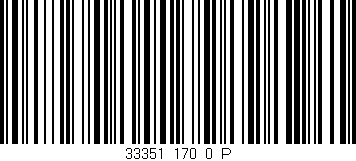 Código de barras (EAN, GTIN, SKU, ISBN): '33351_170_0_P'