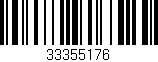Código de barras (EAN, GTIN, SKU, ISBN): '33355176'