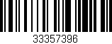 Código de barras (EAN, GTIN, SKU, ISBN): '33357396'