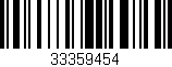 Código de barras (EAN, GTIN, SKU, ISBN): '33359454'