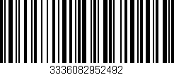 Código de barras (EAN, GTIN, SKU, ISBN): '3336082952492'