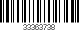 Código de barras (EAN, GTIN, SKU, ISBN): '33363738'
