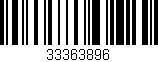 Código de barras (EAN, GTIN, SKU, ISBN): '33363896'