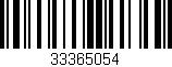 Código de barras (EAN, GTIN, SKU, ISBN): '33365054'
