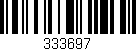 Código de barras (EAN, GTIN, SKU, ISBN): '333697'