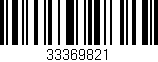 Código de barras (EAN, GTIN, SKU, ISBN): '33369821'
