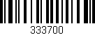 Código de barras (EAN, GTIN, SKU, ISBN): '333700'