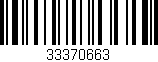 Código de barras (EAN, GTIN, SKU, ISBN): '33370663'