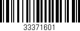 Código de barras (EAN, GTIN, SKU, ISBN): '33371601'