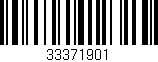 Código de barras (EAN, GTIN, SKU, ISBN): '33371901'