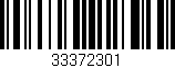 Código de barras (EAN, GTIN, SKU, ISBN): '33372301'