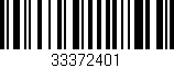 Código de barras (EAN, GTIN, SKU, ISBN): '33372401'