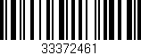 Código de barras (EAN, GTIN, SKU, ISBN): '33372461'