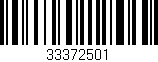 Código de barras (EAN, GTIN, SKU, ISBN): '33372501'