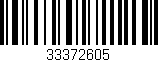 Código de barras (EAN, GTIN, SKU, ISBN): '33372605'