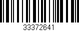 Código de barras (EAN, GTIN, SKU, ISBN): '33372641'