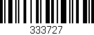 Código de barras (EAN, GTIN, SKU, ISBN): '333727'