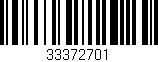 Código de barras (EAN, GTIN, SKU, ISBN): '33372701'
