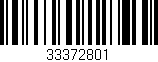 Código de barras (EAN, GTIN, SKU, ISBN): '33372801'
