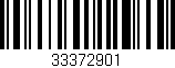 Código de barras (EAN, GTIN, SKU, ISBN): '33372901'