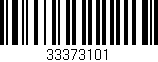Código de barras (EAN, GTIN, SKU, ISBN): '33373101'