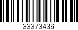Código de barras (EAN, GTIN, SKU, ISBN): '33373436'