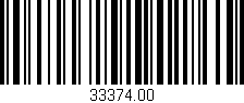 Código de barras (EAN, GTIN, SKU, ISBN): '33374.00'