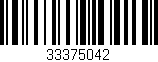 Código de barras (EAN, GTIN, SKU, ISBN): '33375042'