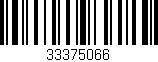 Código de barras (EAN, GTIN, SKU, ISBN): '33375066'