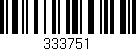 Código de barras (EAN, GTIN, SKU, ISBN): '333751'
