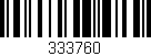 Código de barras (EAN, GTIN, SKU, ISBN): '333760'