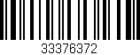 Código de barras (EAN, GTIN, SKU, ISBN): '33376372'