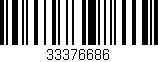 Código de barras (EAN, GTIN, SKU, ISBN): '33376686'