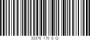 Código de barras (EAN, GTIN, SKU, ISBN): '33376_170_0_G'