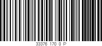Código de barras (EAN, GTIN, SKU, ISBN): '33376_170_0_P'
