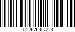 Código de barras (EAN, GTIN, SKU, ISBN): '3337870804276'