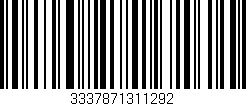 Código de barras (EAN, GTIN, SKU, ISBN): '3337871311292'