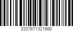 Código de barras (EAN, GTIN, SKU, ISBN): '3337871321888'