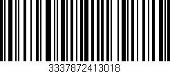Código de barras (EAN, GTIN, SKU, ISBN): '3337872413018'