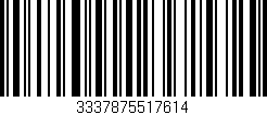 Código de barras (EAN, GTIN, SKU, ISBN): '3337875517614'
