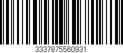 Código de barras (EAN, GTIN, SKU, ISBN): '3337875560931'