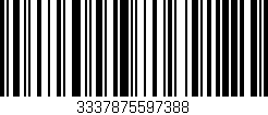 Código de barras (EAN, GTIN, SKU, ISBN): '3337875597388'