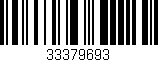 Código de barras (EAN, GTIN, SKU, ISBN): '33379693'