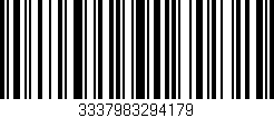 Código de barras (EAN, GTIN, SKU, ISBN): '3337983294179'