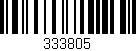 Código de barras (EAN, GTIN, SKU, ISBN): '333805'