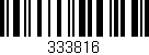 Código de barras (EAN, GTIN, SKU, ISBN): '333816'