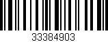 Código de barras (EAN, GTIN, SKU, ISBN): '33384903'