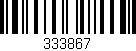 Código de barras (EAN, GTIN, SKU, ISBN): '333867'